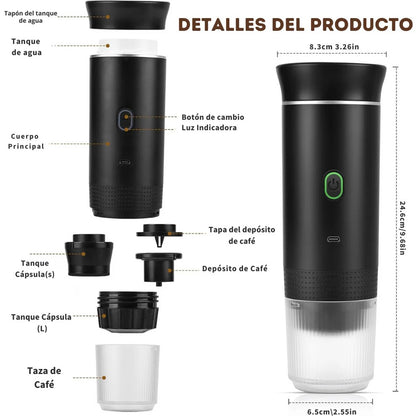 Cafetera Portátil 3 en 1